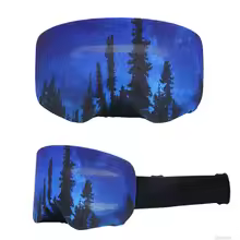 מגן עדשות למשקפי סקי | כיסוי אלסטי ועמיד לשלג