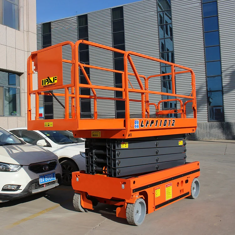 Scissor Lift Platform Lift Aerial Work Platform Scissor Lift 10m Mobile Hydraulic Scissor Lifting Platform Outdoor Scissor Lift