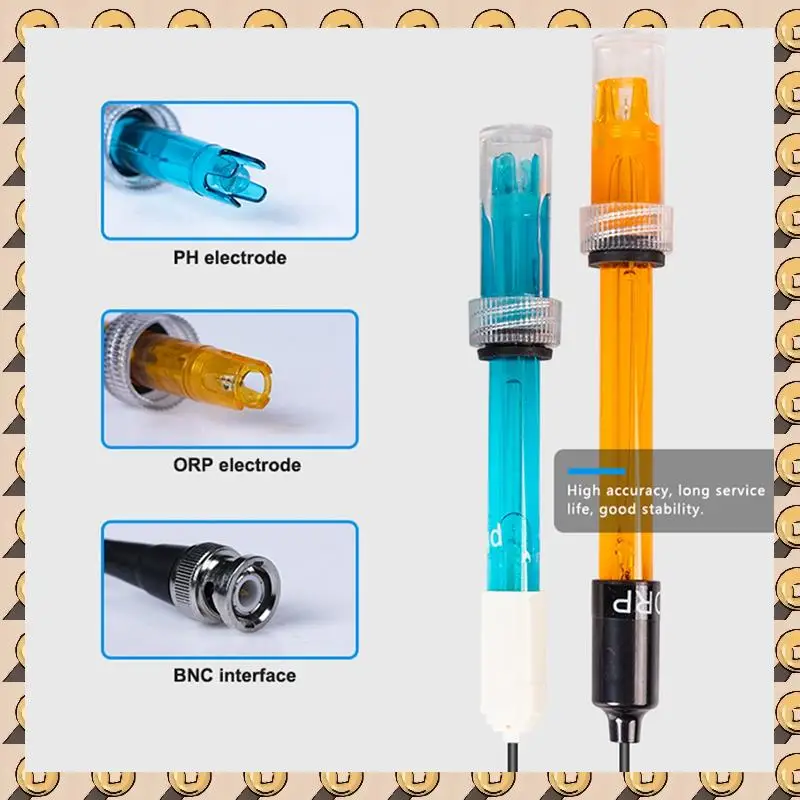 A003 W2839 3-In-1 Wifi Water Quality Detector PH/ORP/TEMP Electrode BNC Type Probe For Aquarium Hydroponics Monitor