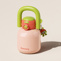 1000ml Insulated Water Bottle with Straw & Handle Vacuum Insulated Flask Double-Layer Insulated Cup for Cold Hot Beverages