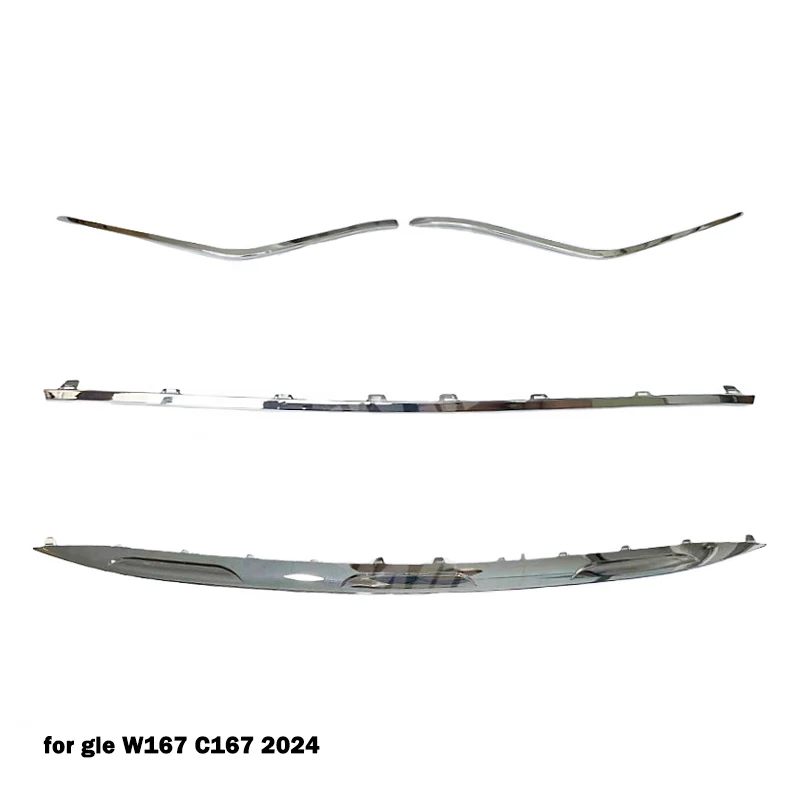 

Front Bumper Chrome Trim Spoiler A1678851701 A1678851401 For Mercedes GLE W167 C167 2024-2025 Year A1678851801 A1678852310