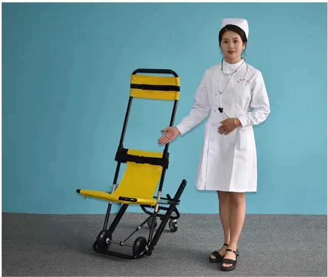 Crawler climbing machine manual stair wheel stretcher chair household light up and down stairs stretcher