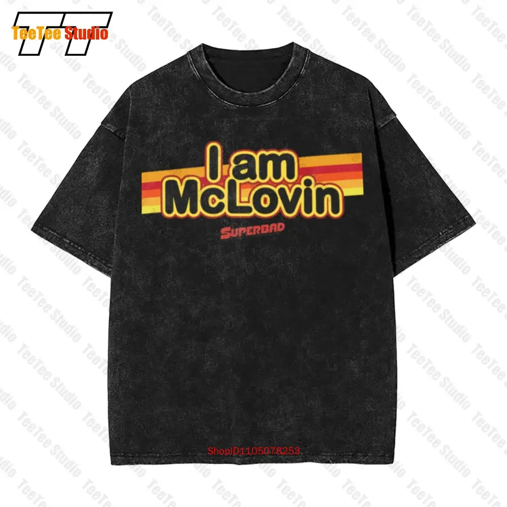 New Superbad I Am Mclovin Vintage Oversized T-Shirt 5P7H