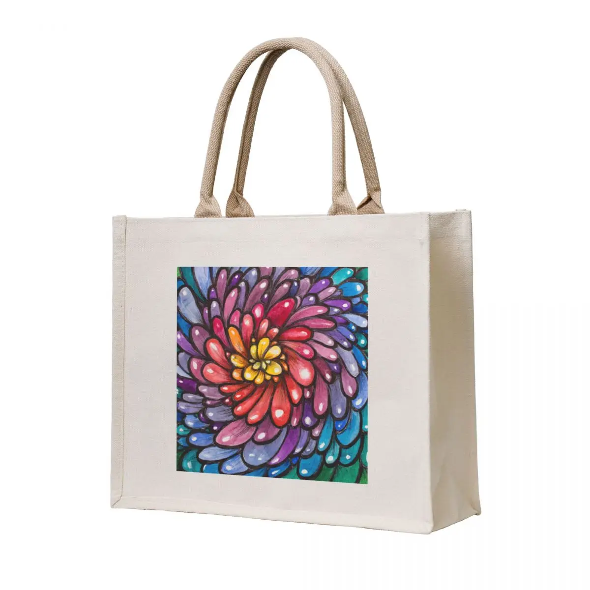 

Spiral petal watercolor Tote Bag Shopper handbag shoping bag great bag bags for women