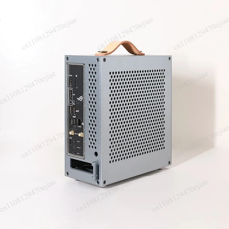 BUG-D1 DC-ATX Mini-ITX Chassis - Half-Height PCIe Aluminum Case for Soft Router & Compact Builds