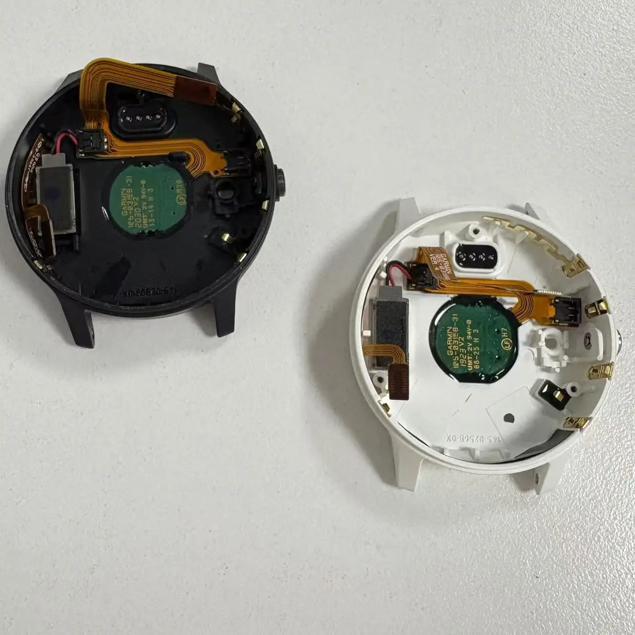 For Garmin Vivoactive 3 Back Cover Part Without Battery Rear Case Repairment (Black / White)