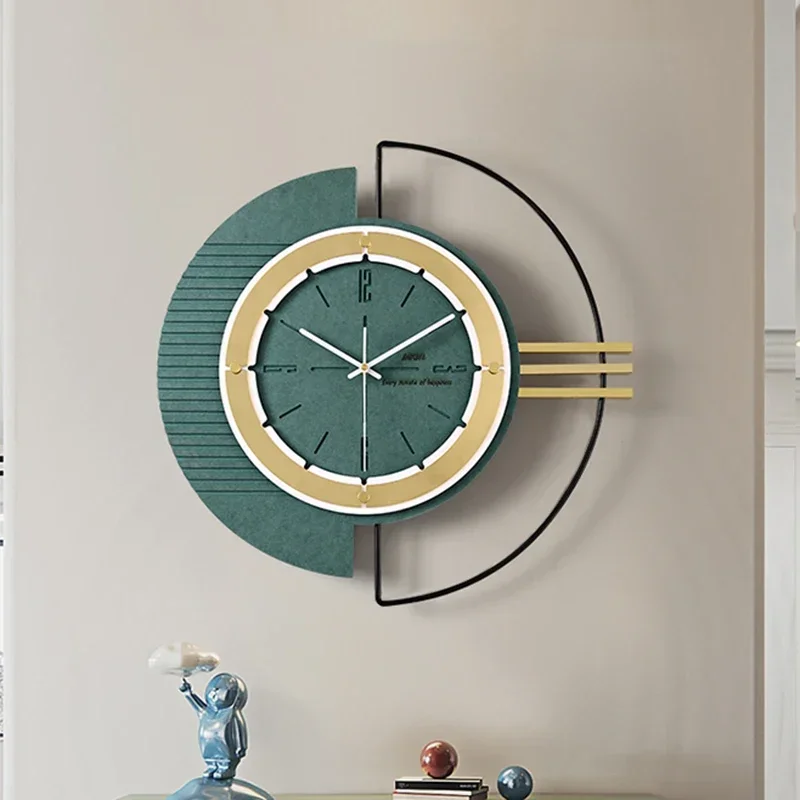 Modern Art Wall Clock 3d Luxury Big Size Silent Original Wall Room Decor Items Watch Aesthetic Reloj De Pared Home Design