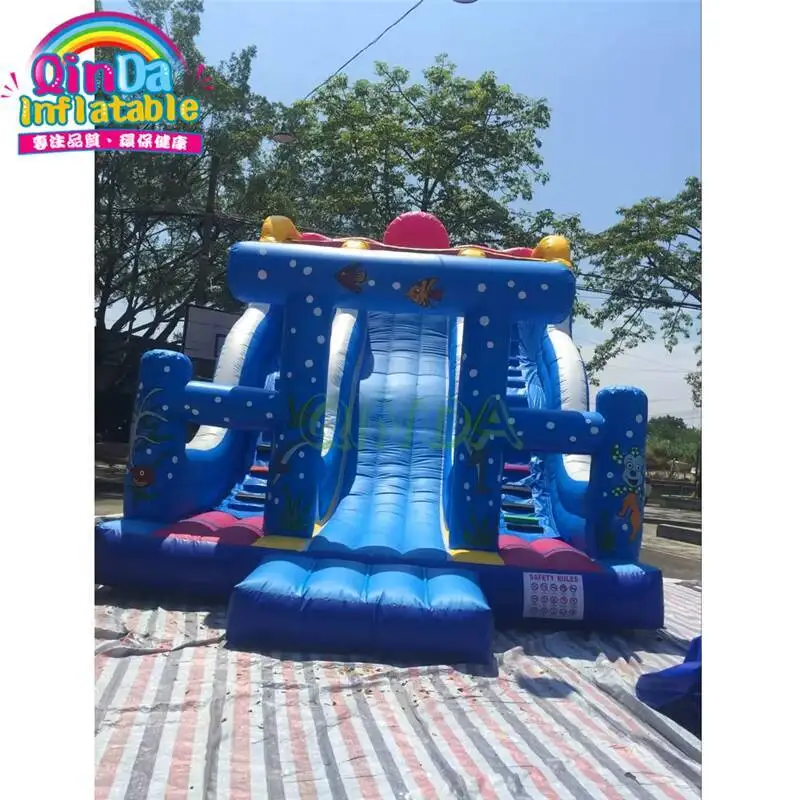 판매용 인플레이터블 드라이 슬라이드 어린이용 인플레이터블 슬라이드 슬라이드가 있는 인플레이터블 바운서