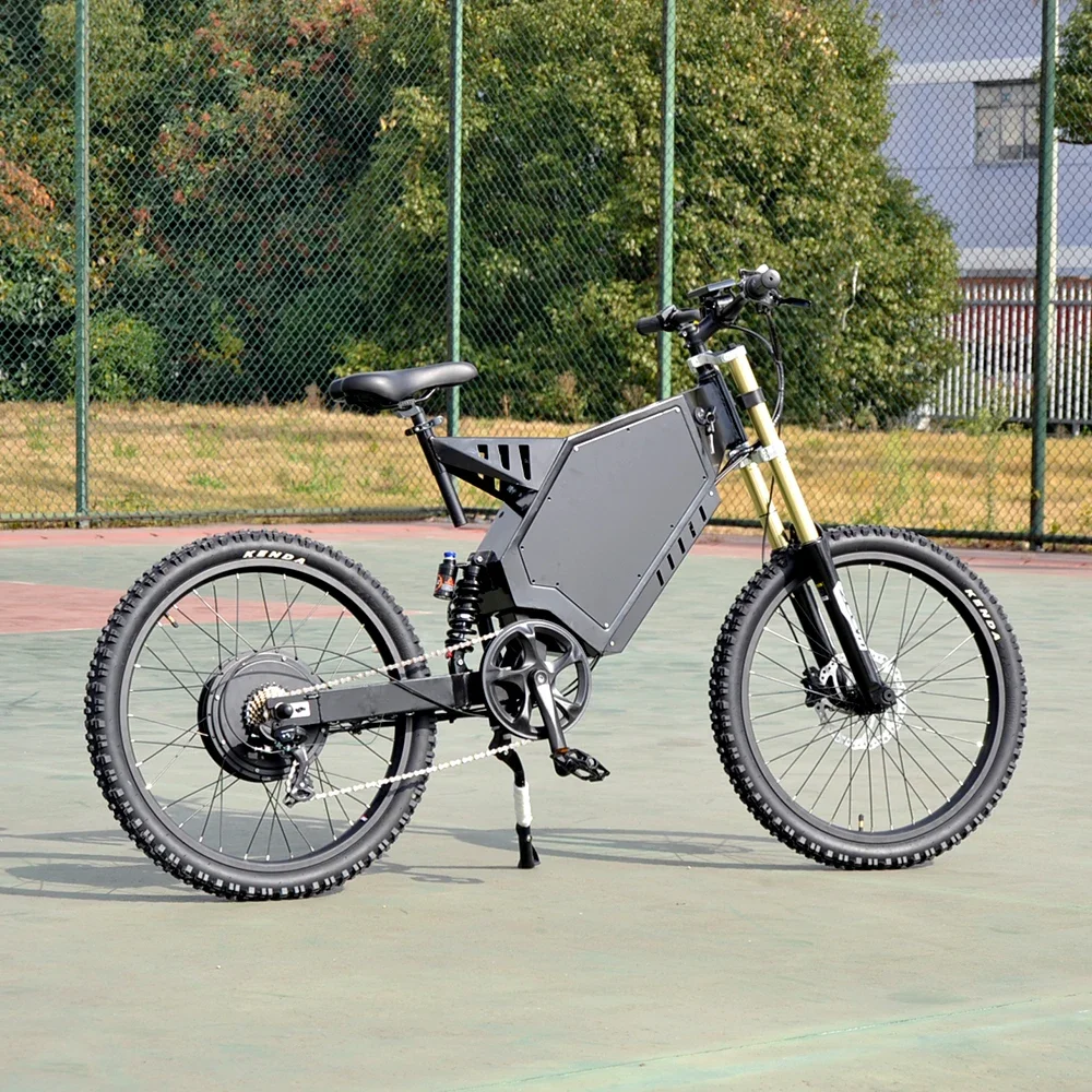 New Arrival Electric Mountain Bike Full Suspension 5000W 8000W Sur ron X Bike Black K5 Electric Hybrid Bike Electric Bicycle