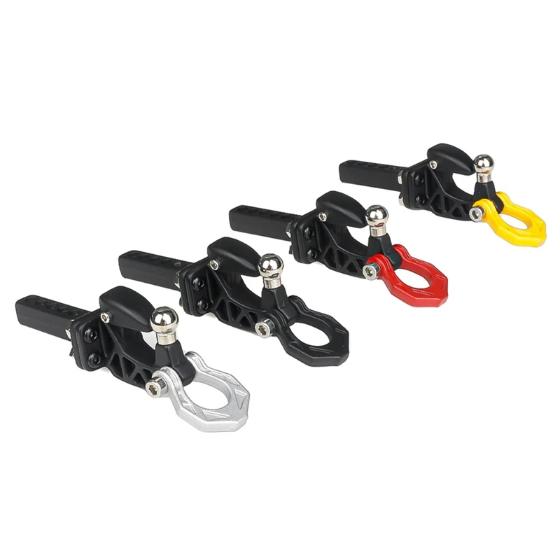 4PCS RC Car Upgrade Tow Hook Towing Hook for 1/10 1/8 TRX4 SCX10 KM Tank 300 RC Car Upgrade Parts