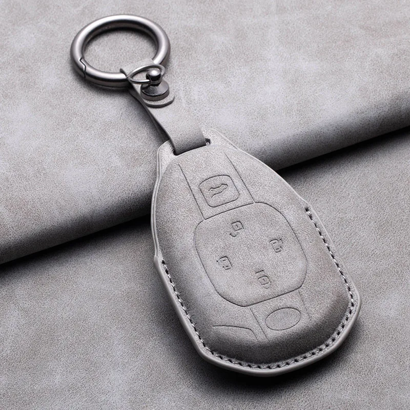 For GAC Trumpchi GS4 GM8 GA3 GA6 SGS7 GA4 GS5 GS3 Legend GS8 2021 Empow J11 J12 J13 J14 J15 J16 Leather Car Key Case Shell Fob