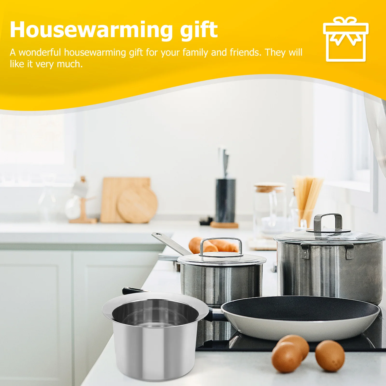 

Stainless Steel Oil Basin Kitchen Oil Storage Tank Household Grease Container Multi-Function Cooking and Baking Storage