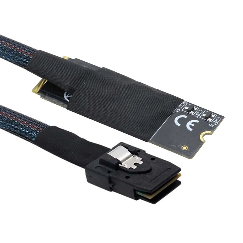 M.2(M-Key Nvme 2260) To MINI SAS SFF-8087 Plug And Play Server High Speed Cable