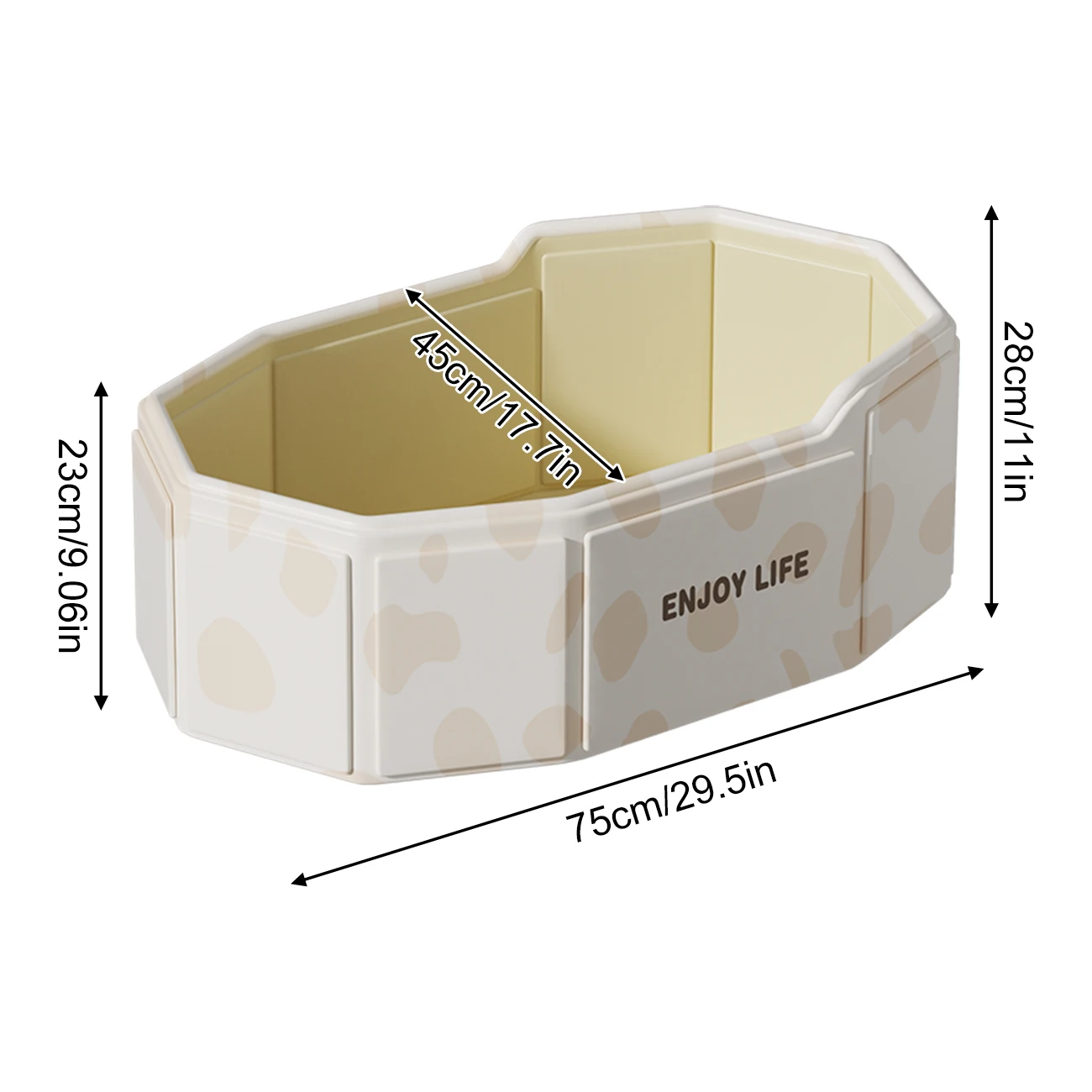 Складная детская ванночка для младенцев и малышей, 1 шт., складная и герметичная, усиленная прочная конструкция