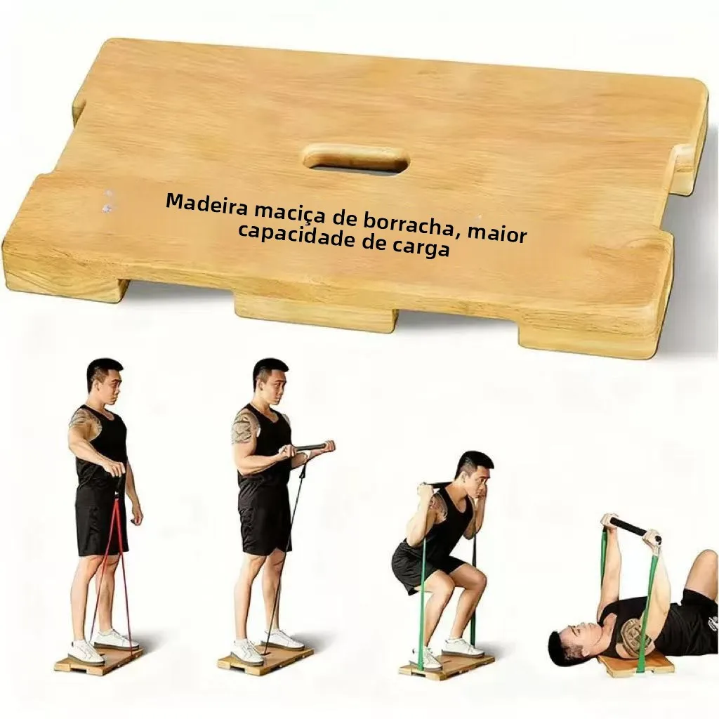 planche-de-fitness-en-bois-pour-usage-domestique-avec-bande-de-resistance-pedale-carree-equipement-d'entrainement-gymnastique-equipement-de-fitness
