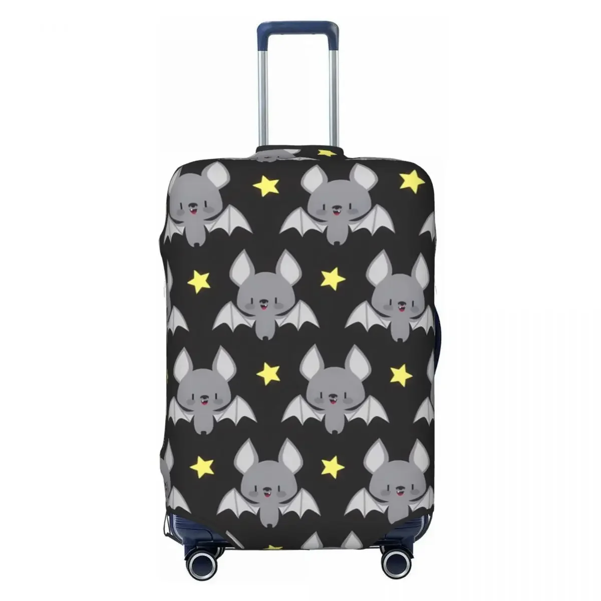 Cute Bat Print Suitcase Cover New Funny Practical Business Protection Luggage Supplies Flight Christmas