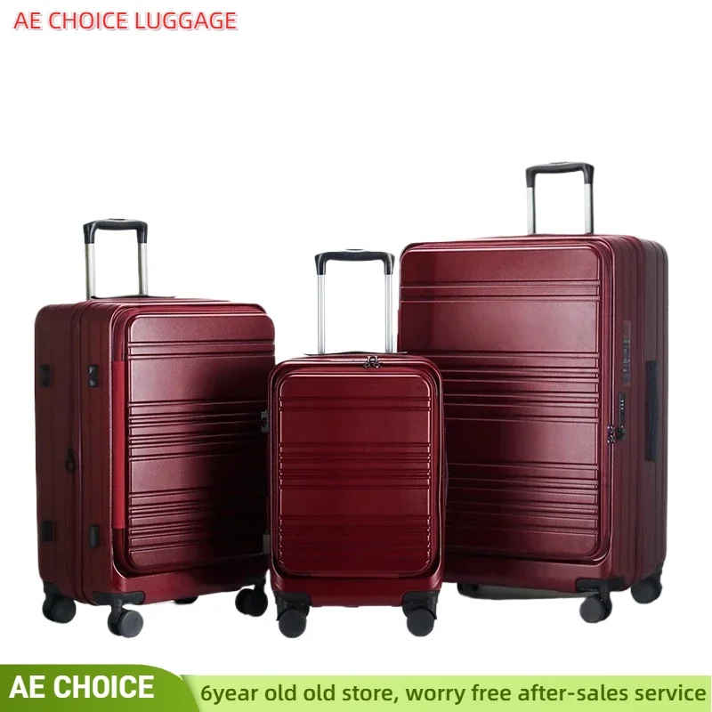 

Large Capacity Travel Suitcase Rolling Luggage Suitcase Zipper Trolley Case Combination Lock Travel Suitcases with Wheels