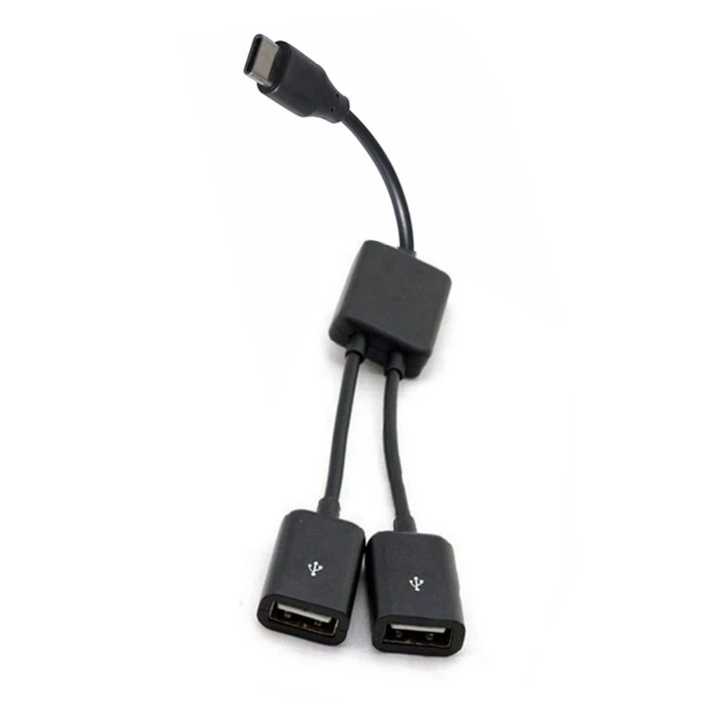 Mouse USB ganda tipe-c 1/2, keyboard, drive USB, hard drive, kabel data OTG, game seluler universal