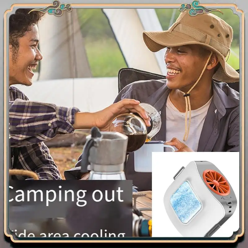 

Durable Outdoor Portable Waist Fan Hanging Neck Fan Strong Wind Forsports Outdoor Working