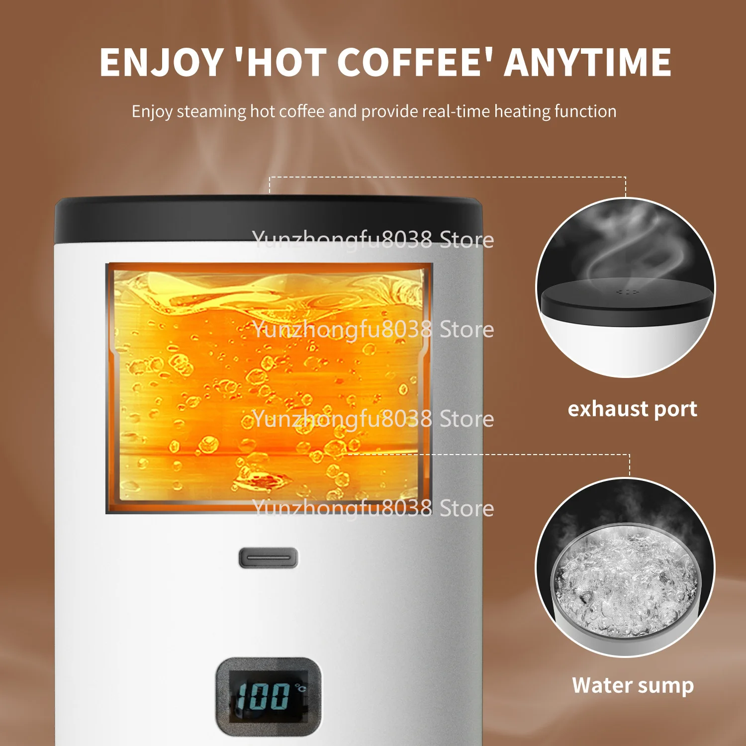 

Electric Household Small Heat Pump Coffee Machine Portable Espresso Coffee Machine