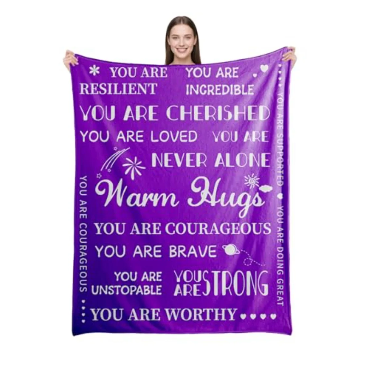 Get Well Gift for Women Men Inspirational Gifts for Her Present Thinking of You Gift for Women Mom Friend Sister Healing Blanket