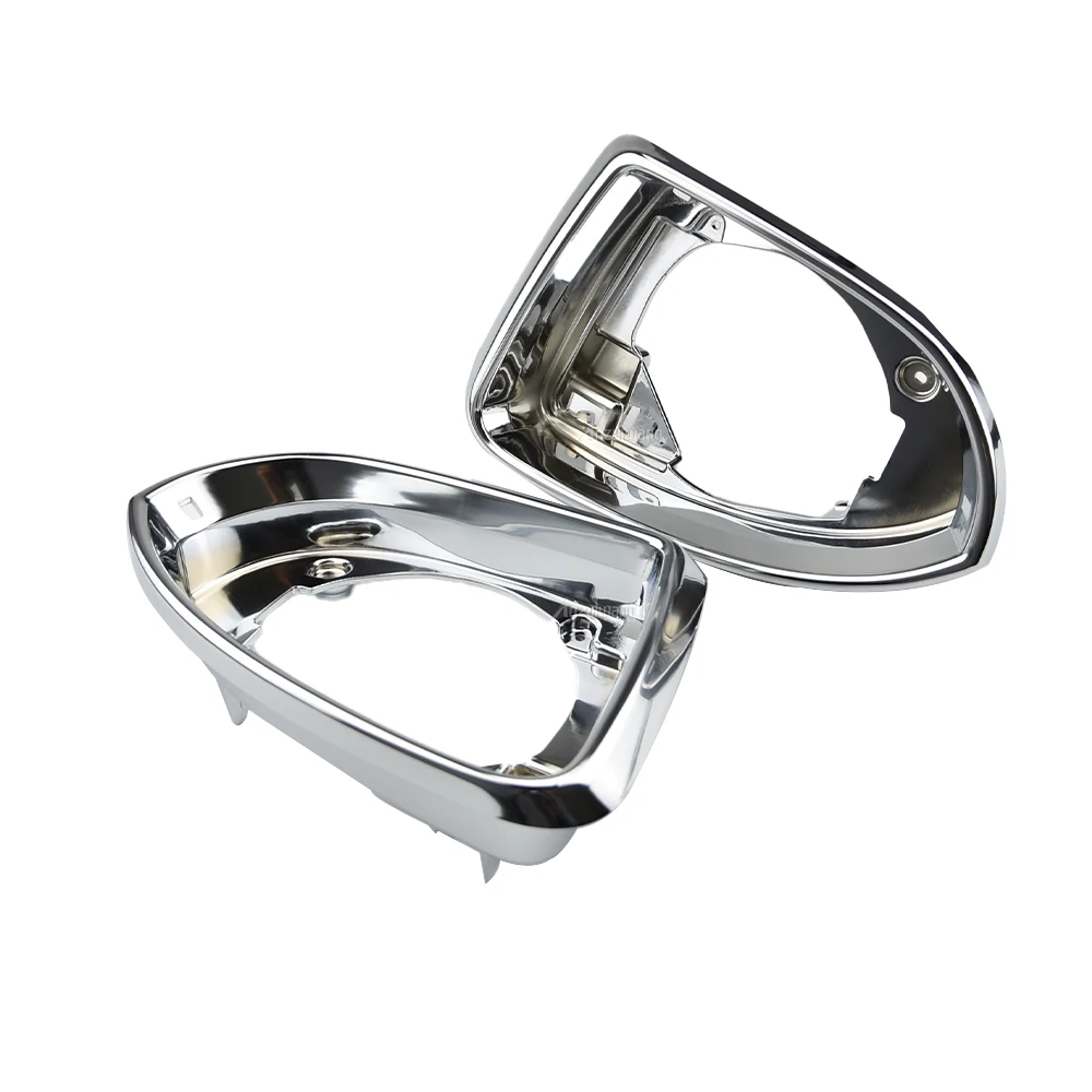 2 قطعة لشركة فولكس فاجن جولف 7 7.5 باسات B7 2011 2012 2013 2014 2015 2016 2017 2018 مرآة الرؤية الخلفية إطار كروم اكسسوارات السيارات #3