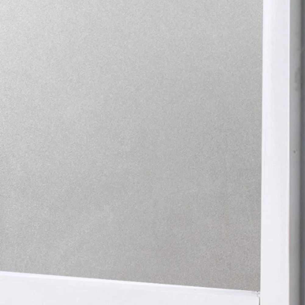 Decorative Frosted Window Stickers Privacy Film Privacy Window Film 30*300cm Translucent Film Non-adhesive Design