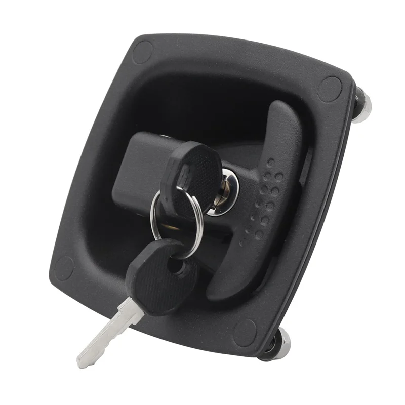 

ABNF!T-Shape Handle Lock For Truck Trailer Door Latch Waterproof T-Handle Folding Compression Lock For Toolbox Parts