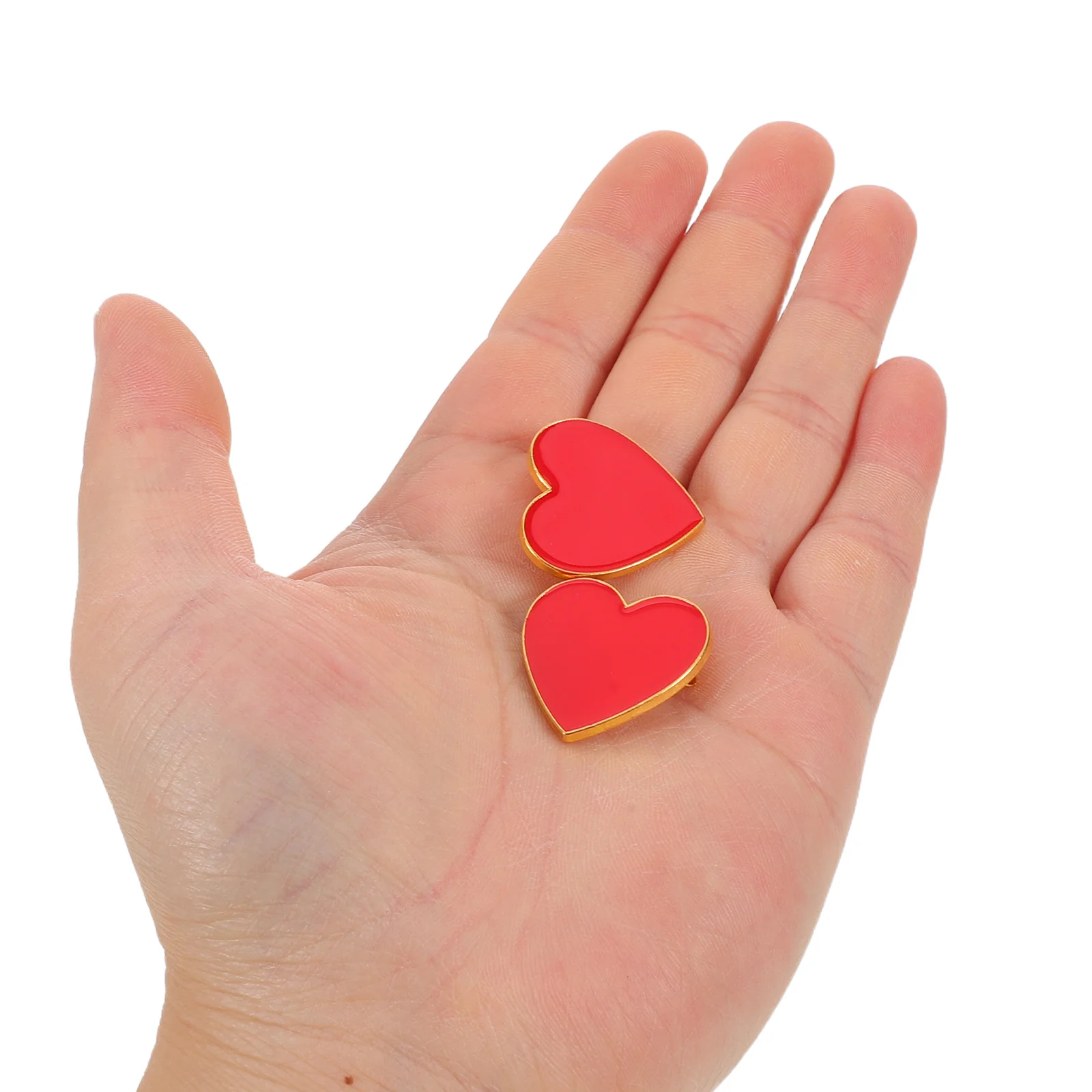 

6pcs Brooch Set Red Enamel Love Pins For Anniversary Valentine Party Favors Clothes Hats Bags Decoration Lapel Pin