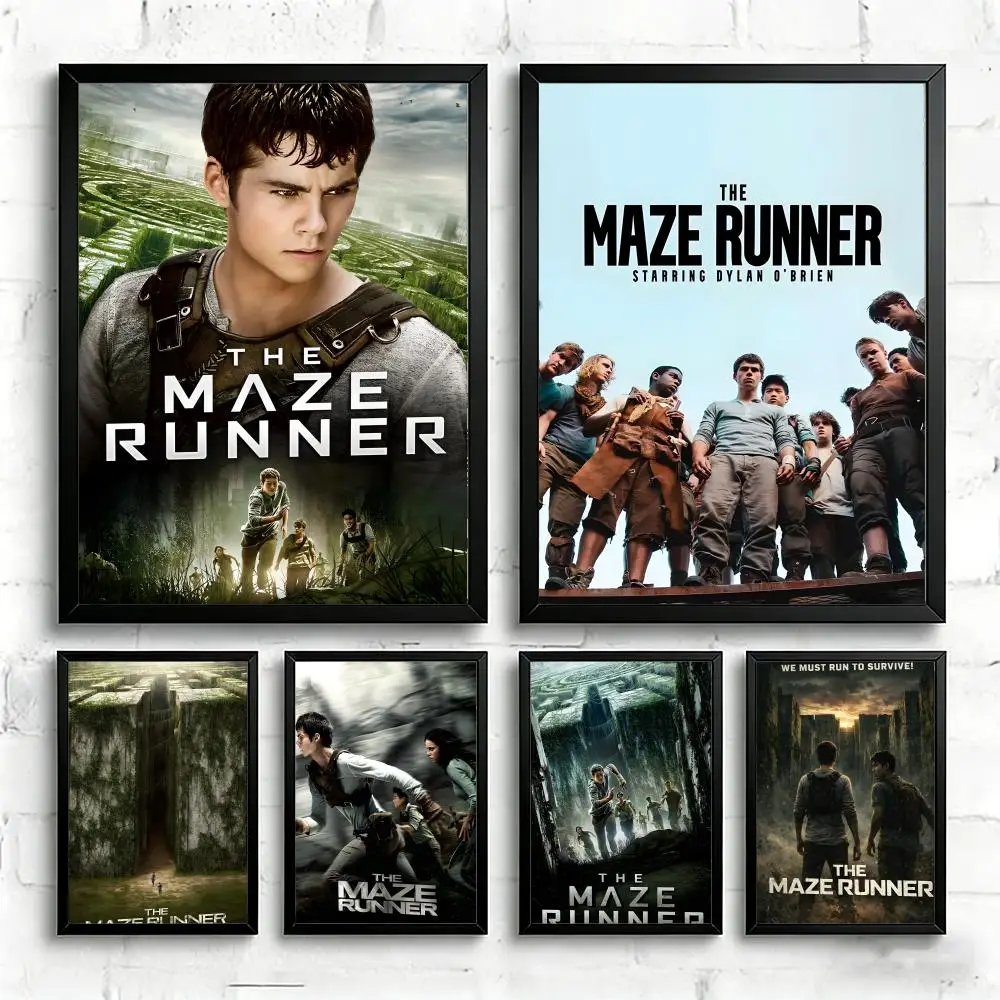Movie T-The M-Maze Runner Poster Art print wall decor ideal for living room, bedroom, bar, parlor, and home gifting