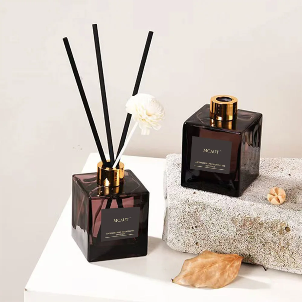 

Matarile Plant Essential Oil Perfume Rattan Fragrance Diffuser Set Household AirFreshener Geurstokjes Parfum 200ml Reed Diffuser