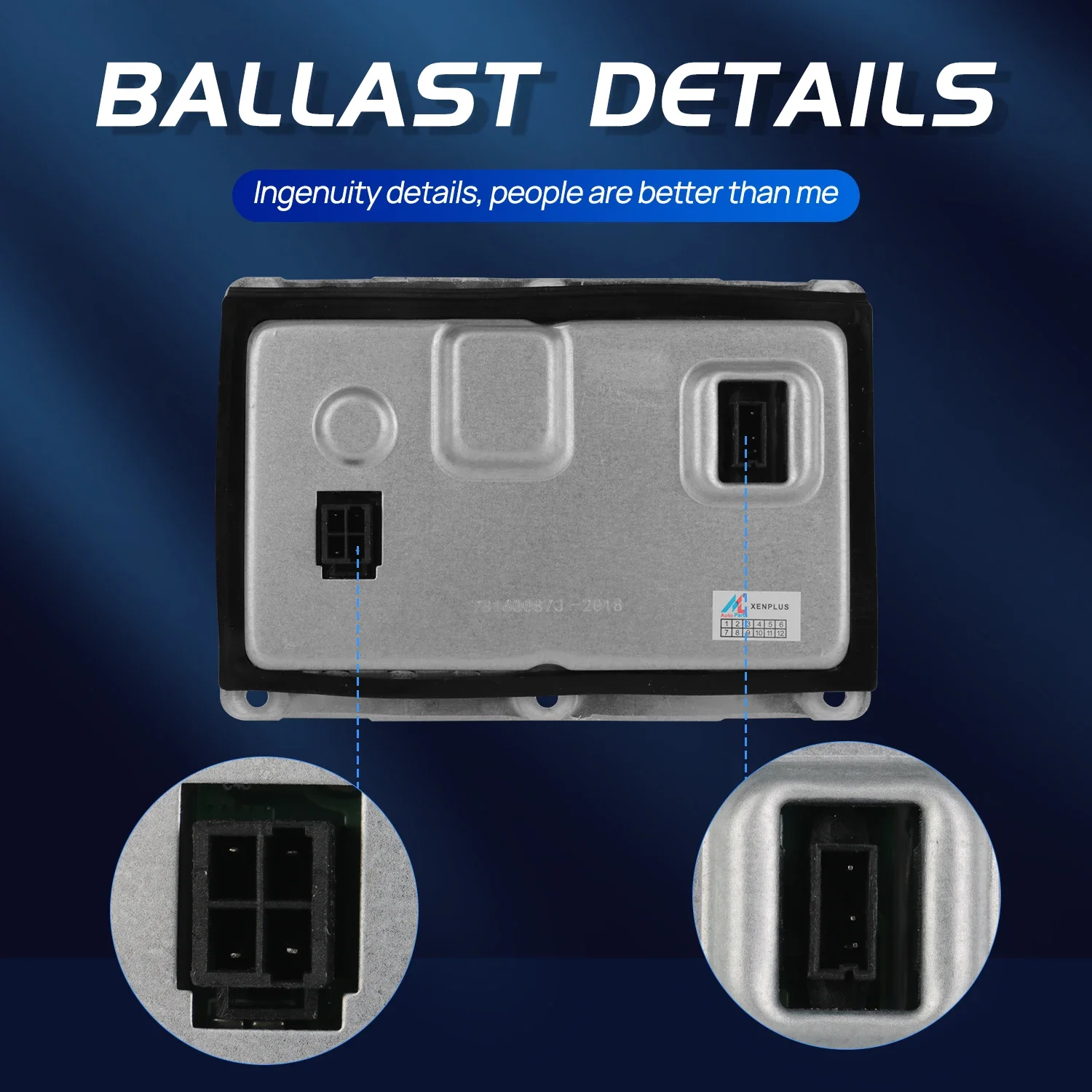 Xenon HID Ballast Control LAD5GL OEM 3D0907391B 8E0907391A 30796959 - 30727205 6224F9 For VW Passat B6 BMW 1 Series E81 E87