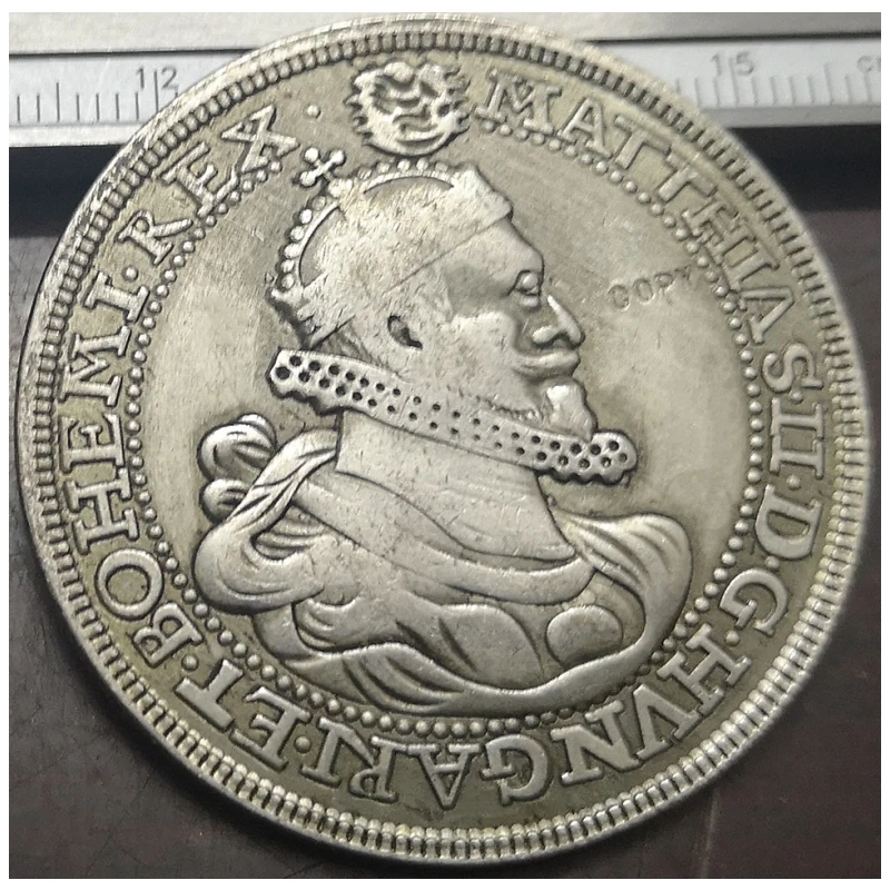 1609 هجر أطول-II. عملة نسخة مطلية بالفضة ماتياس