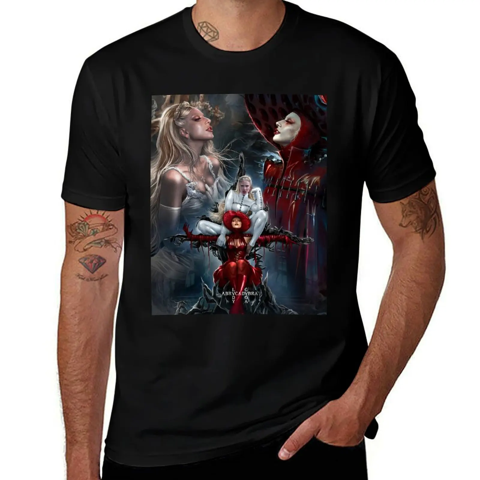 Camiseta ABRA CADABRA de algodão, pacote de camisetas para homem, camiseta gráfica engraçada para homem, camiseta de algodão pesado