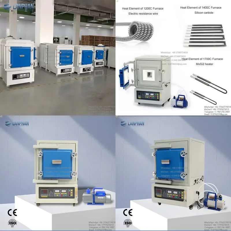 

1800deg Ceramic Fiber Vacuum Furnace Tube Muffle Furnace
