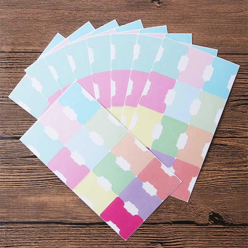 Notebook File Tabs Planner Office Stationery Self-adhesive Paper Tabs Index Label Sticker Index Tab Flags Book Pages Markers