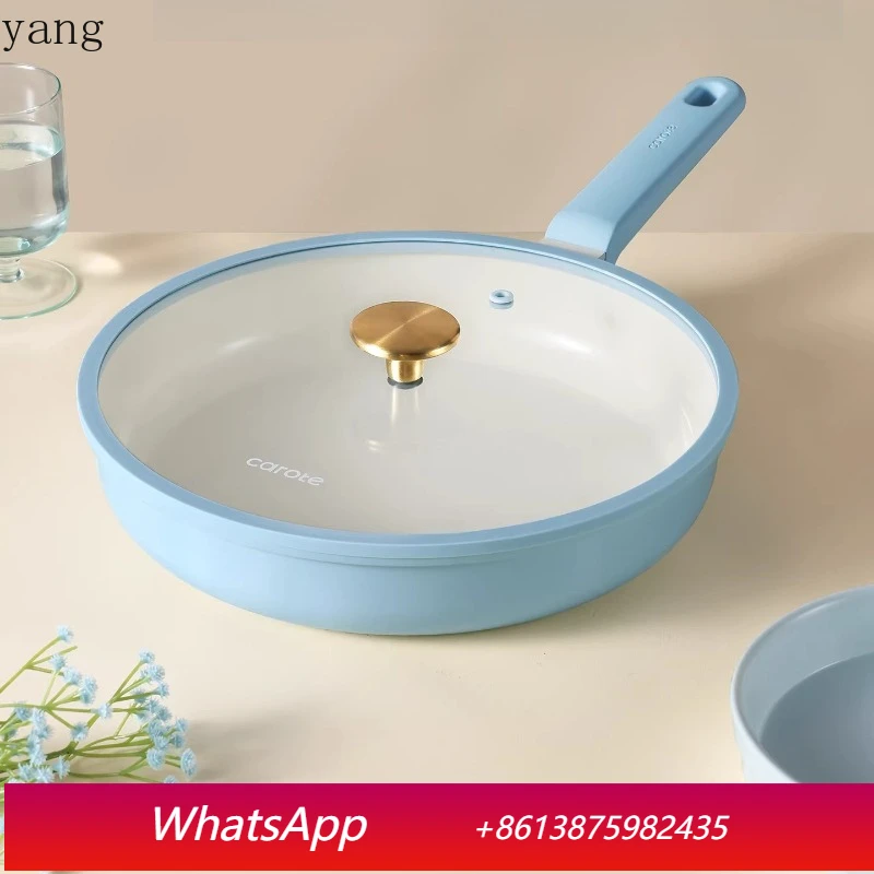 LMM non-stick pan household titanium ceramic steak small frying pan special induction cooker for omelette pan