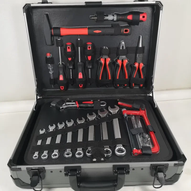 130 Piece Construction Machinery Parts Tool Set with Storage Box for Easy Organization and Case Management Professional Grade