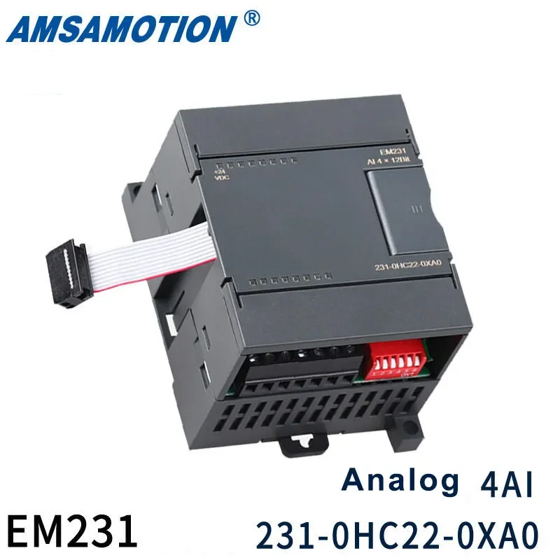 S7-200 PLC uitbreidingsmodule AMSAMOTION, compatibel met Siemens PLC, digitale en analoge uitbreidingsmodule EM223/232/235/231.
