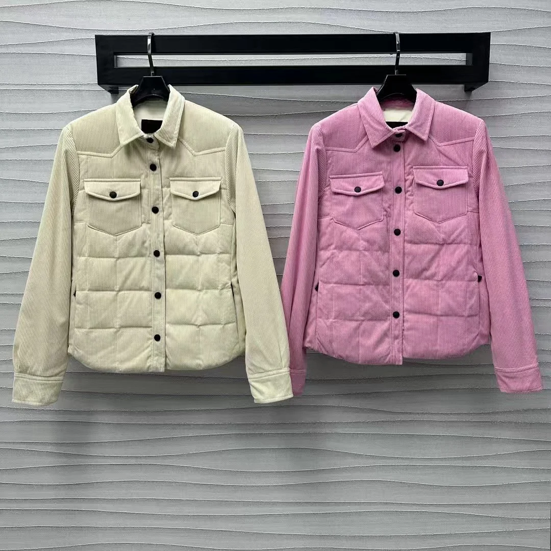 

High end customized women's fashionable and versatile cotton jacket