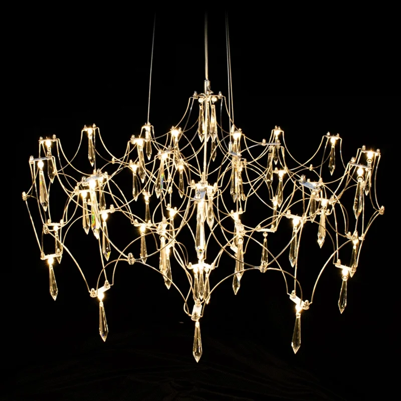 Modern Crystal Chandelier Living Dining Room Ceiling Chandelier Bedroom Pendant Light Home Lighting Hanging Lamps For Ceiling