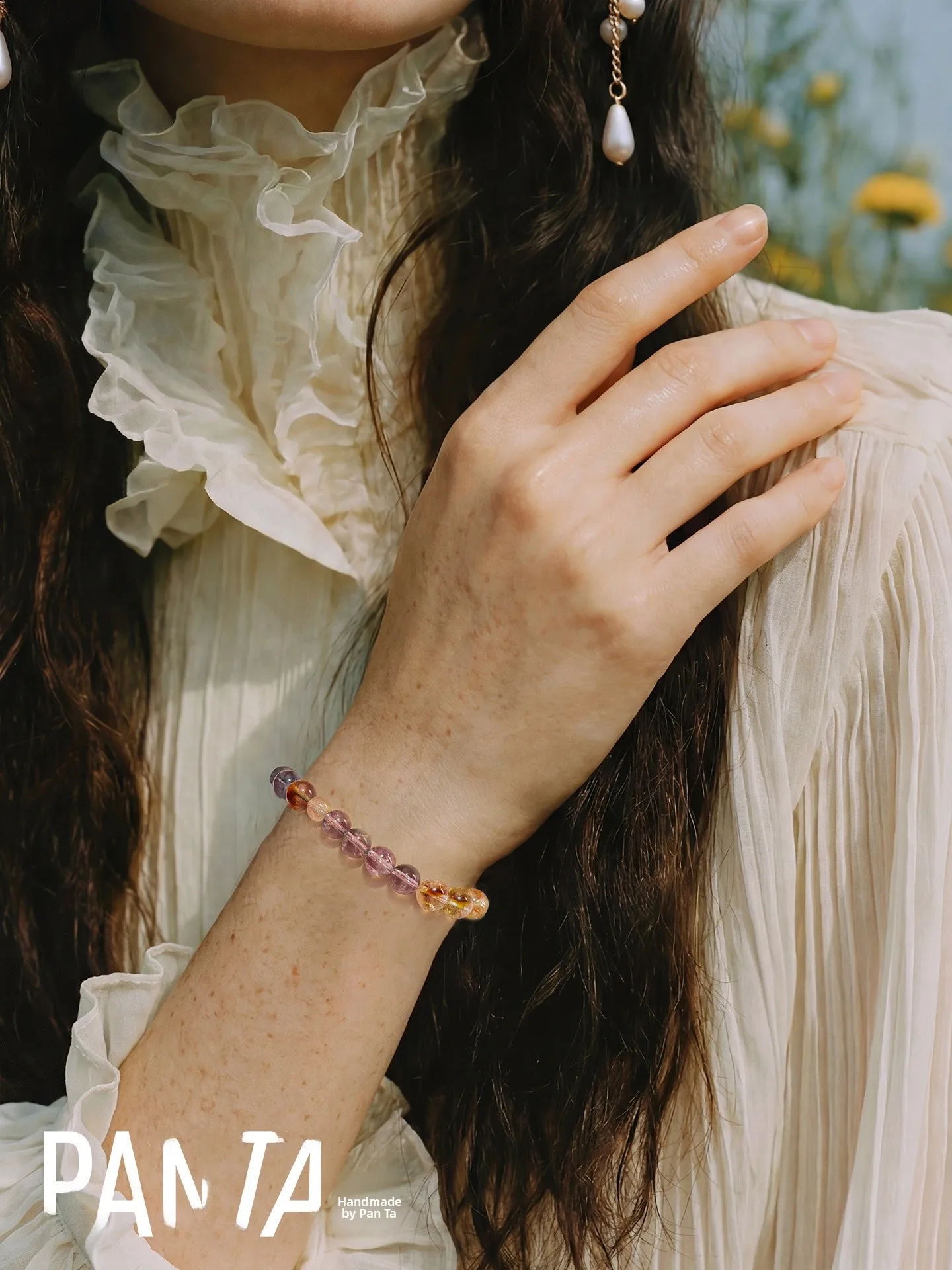 bracciale-artigianale-in-cristallo-naturale-di-iris-viola-cristallo-giallo-a-torre-e-cristallo-capelli-d'oro-gioielli-di-moda-boliviani