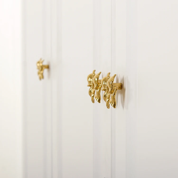 Lot De 2 Boutons En Forme De Nœud Pour Commode, Poignées De Tiroir En Metal Vintage Pour Armoires Et Tiroirs Decoration Pour Maison 98786189