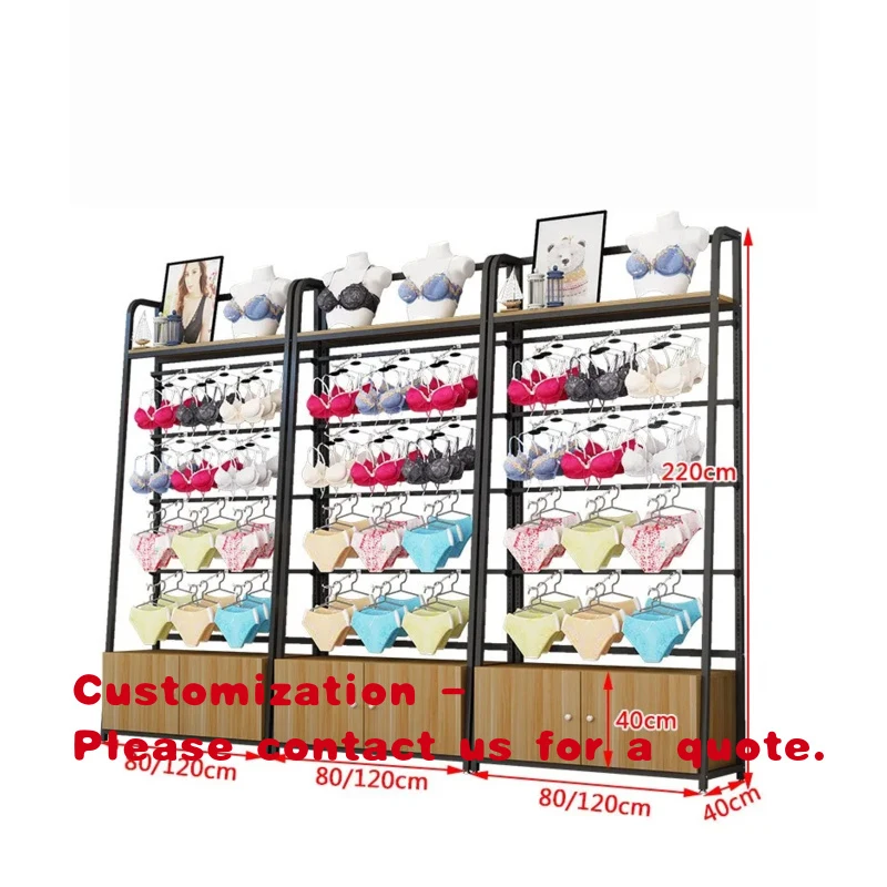 

custom.Custom Design Bra Store Indoor Furniture Women Lingerie Stand Display Bra Panty Display Rack