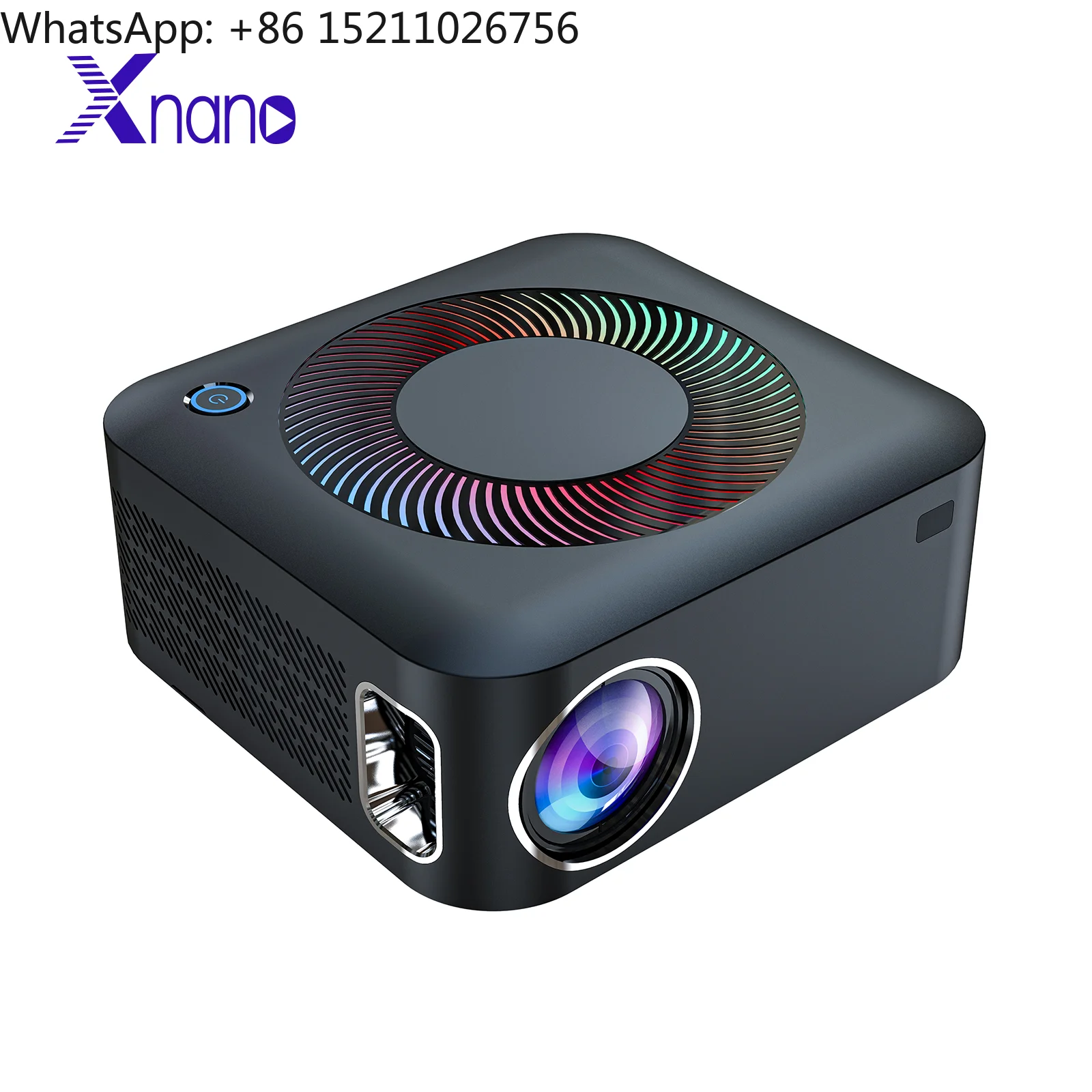 Proyector XNANO X5 con Wifi y Bluetooth, uso educativo en el aula, teléfonos móviles inalámbricos, TV, proyectores de vídeo 4K RK3566