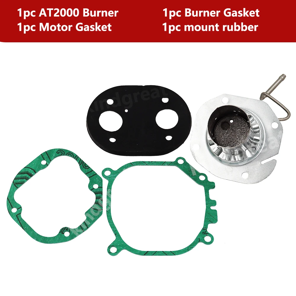 Parking Heater Service Kits  65786A | 1322924A Burner Insert + Burner Gasket + Motor Gasket + Mount Rubber For Webasto AT2000