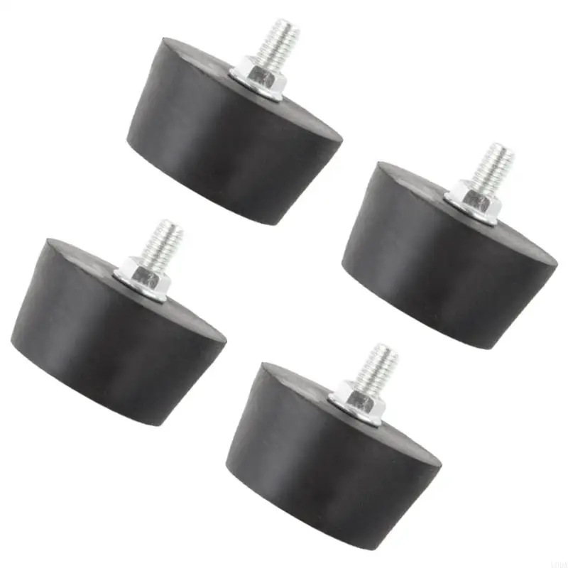  4Pcs Rubber Shock Absorbers Pad For Machine Equipment  Anti Vibration Base