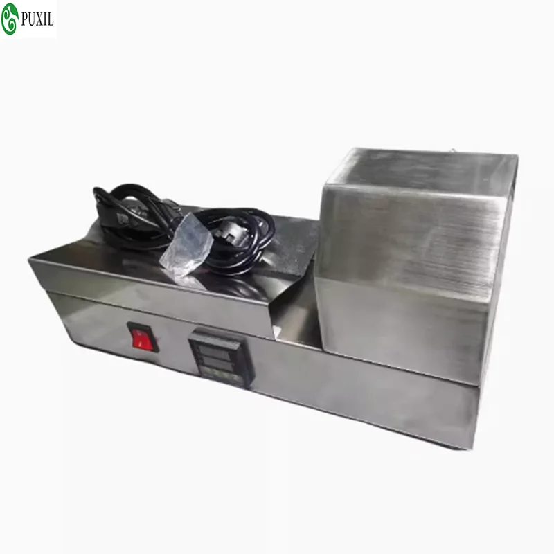 PVC film heat shrinker oil wine manual seal bottles cap sleeve shrink wrapping machine