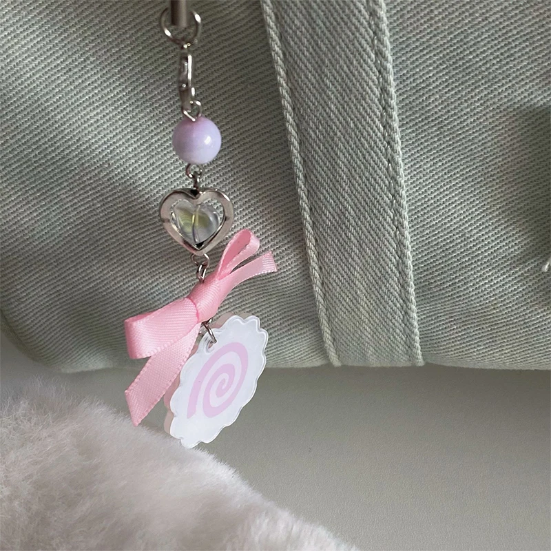 

Cute Creative Fish Plate Phone Charms Pendant For Card Book Kawaii Keychain For Phone Bag Accessories New