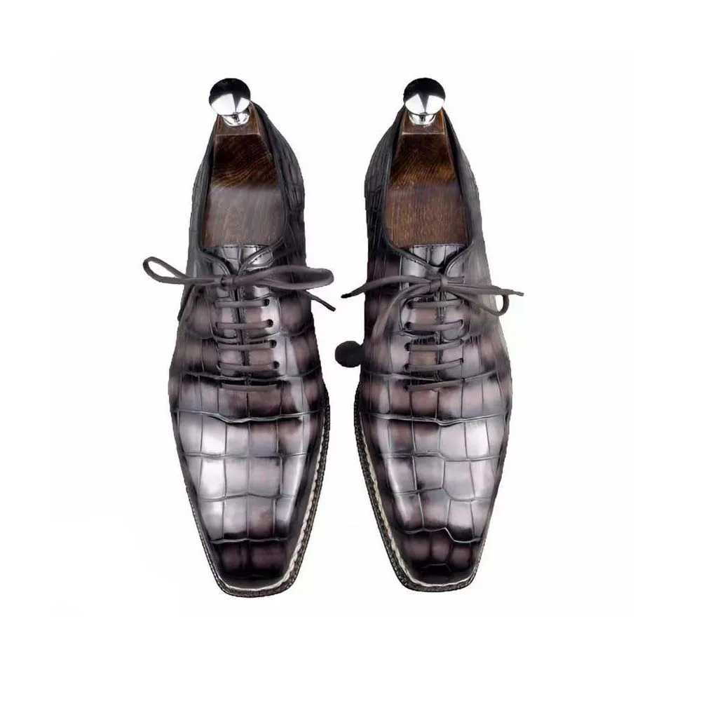 chue men dress shoes fromal shoes male leather shoes hand brush color